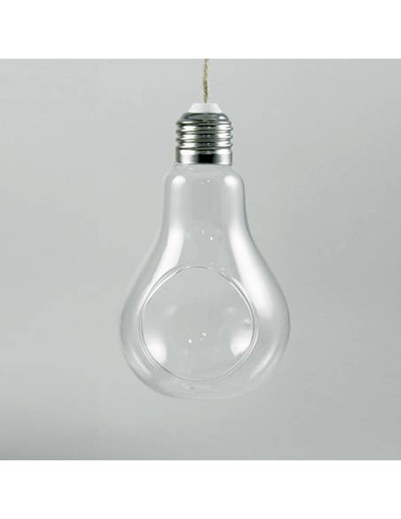 Bombilla cristal 14 x 8 x 8 cm