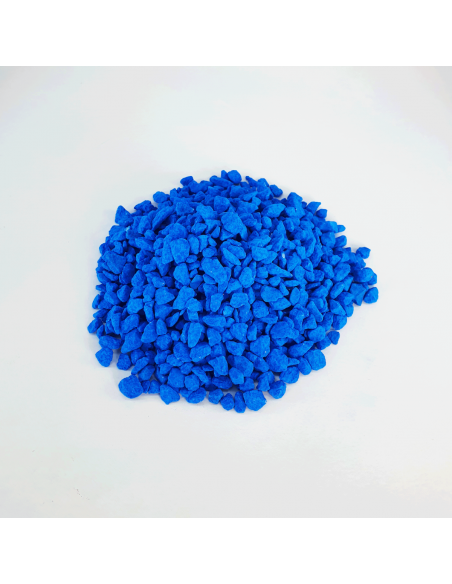 Grava decorativa azul Ecoterrazas
