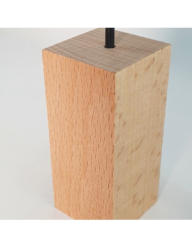 Soporte madera y metal para Tillandsias Ecoterrazas