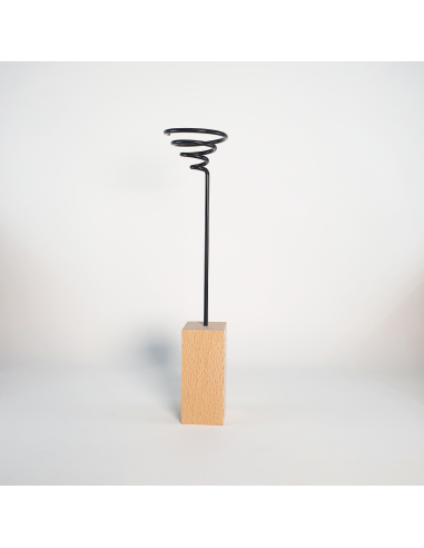 Soporte madera y metal para Tillandsias Ecoterrazas